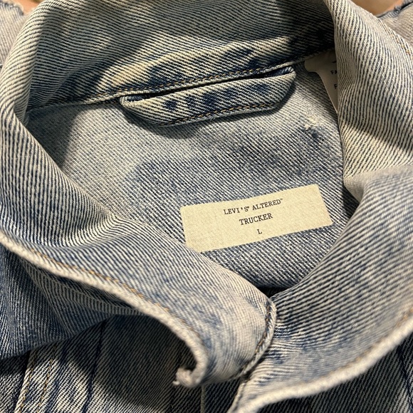 Levi’s Altered Reform Denim Patchwork Trucker Jacket - Picture 15 of 16